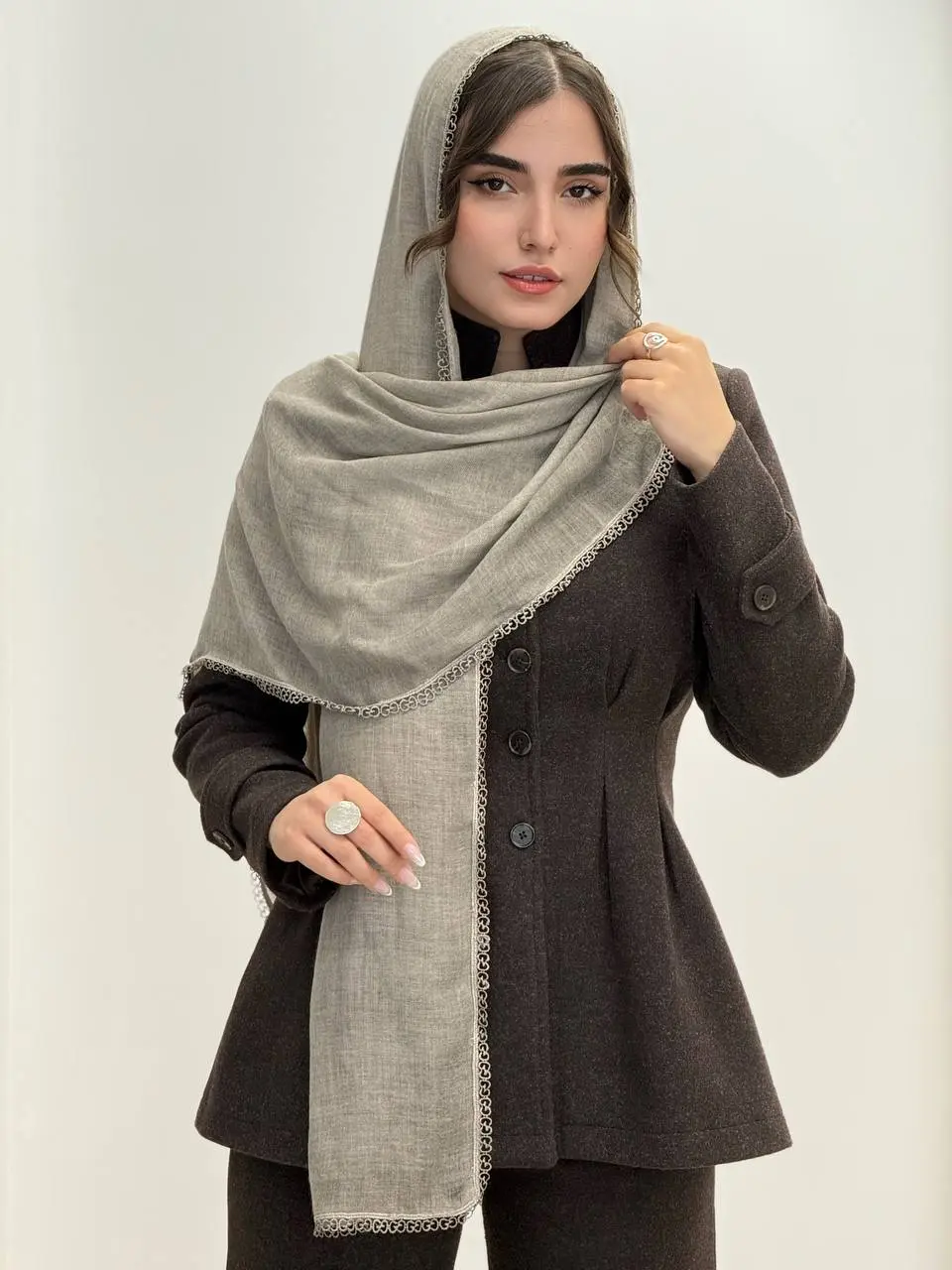 7542-شال پاییزه ck